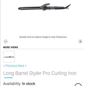COPY - Bio Ionic extra long curling iron 1.25”